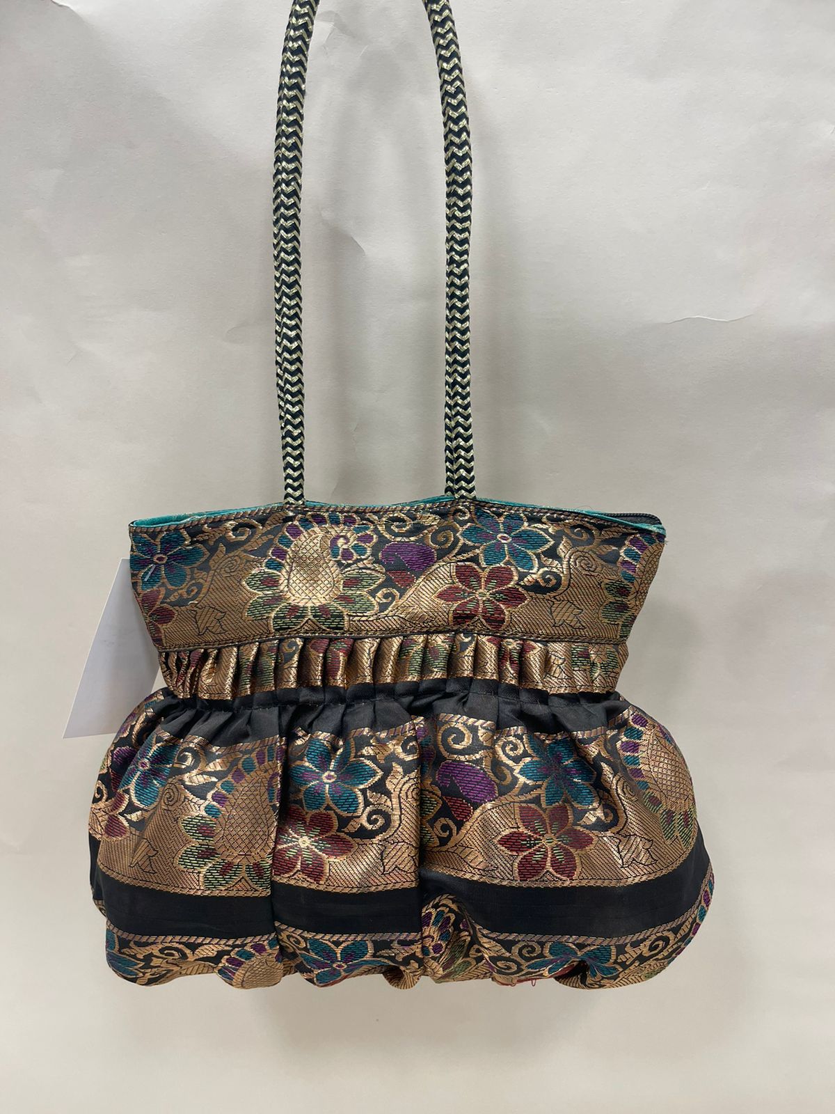 Black Banarasi Hand Bag HBG_24