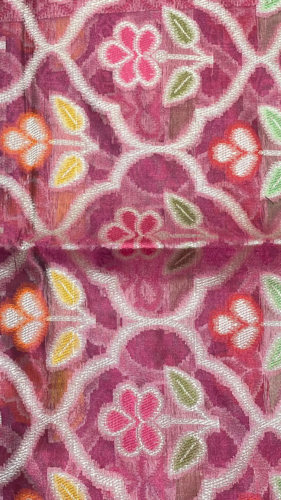 Magenta Art Silk Banarasi Sarees For Women GEASF_21
