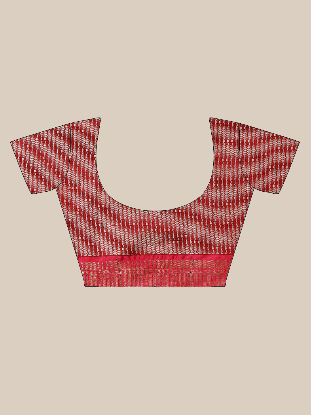 Faishana Presents Royal Blue & Magenta Ikkat Patola Art Silk Skirt Pattu Border With Magenta Blouse Banarasi Saree