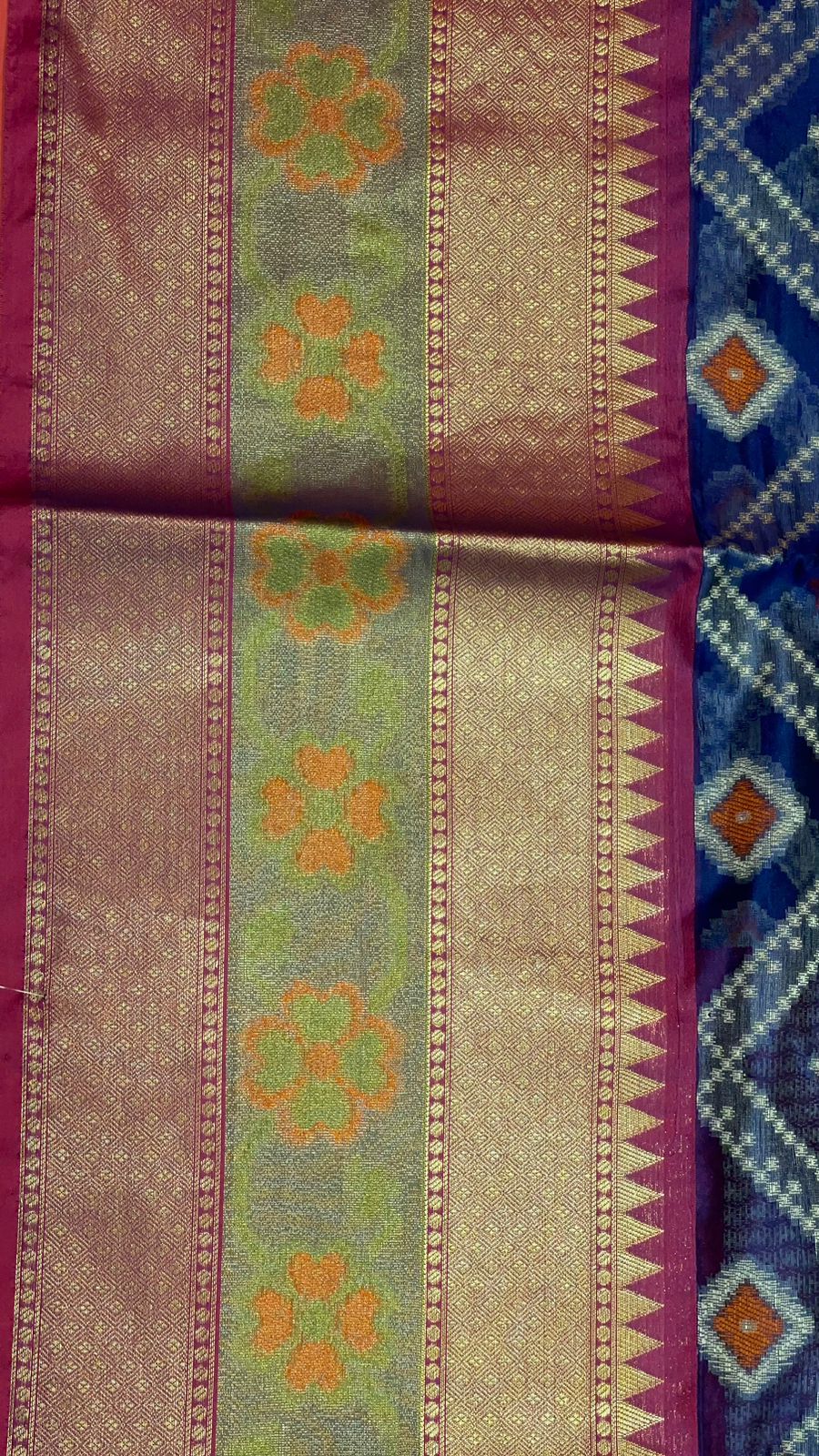 Blue Art Silk Banarasi Sarees For Women GEASF_25