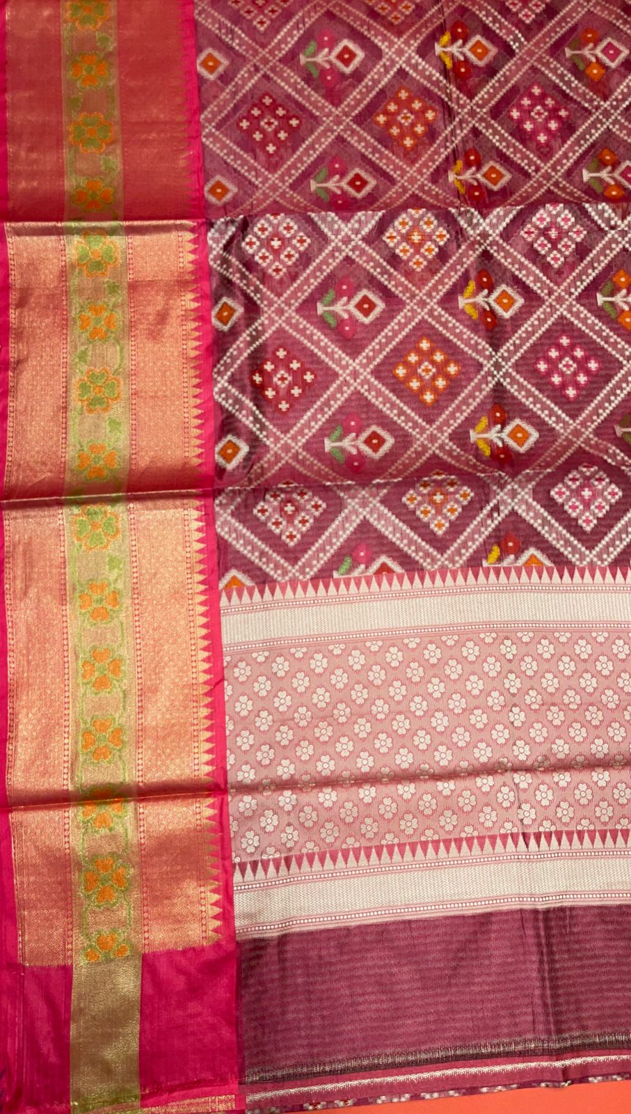 Magenta Art Silk Banarasi Sarees For Women GEASF_26