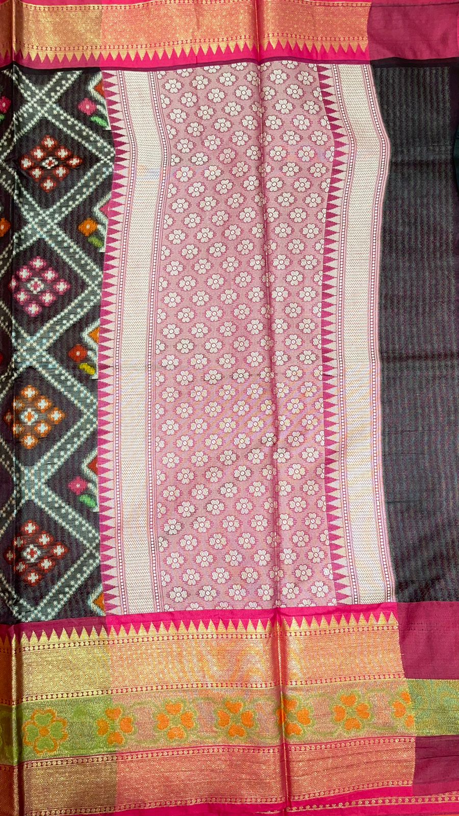 Black Art Silk Banarasi Sarees For Women GEASF_27