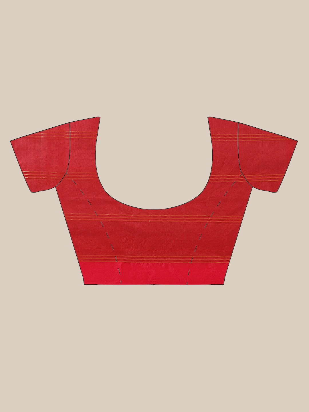 Faishana Presents Royal Blue & Red Rajkot Patola Art Silk Skirt Pattu Border With Red Blouse Banarasi Saree