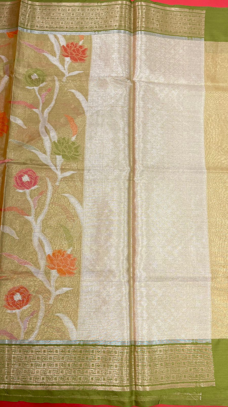 Gold Tissue Banarasi Sarees For Women GEASF_51