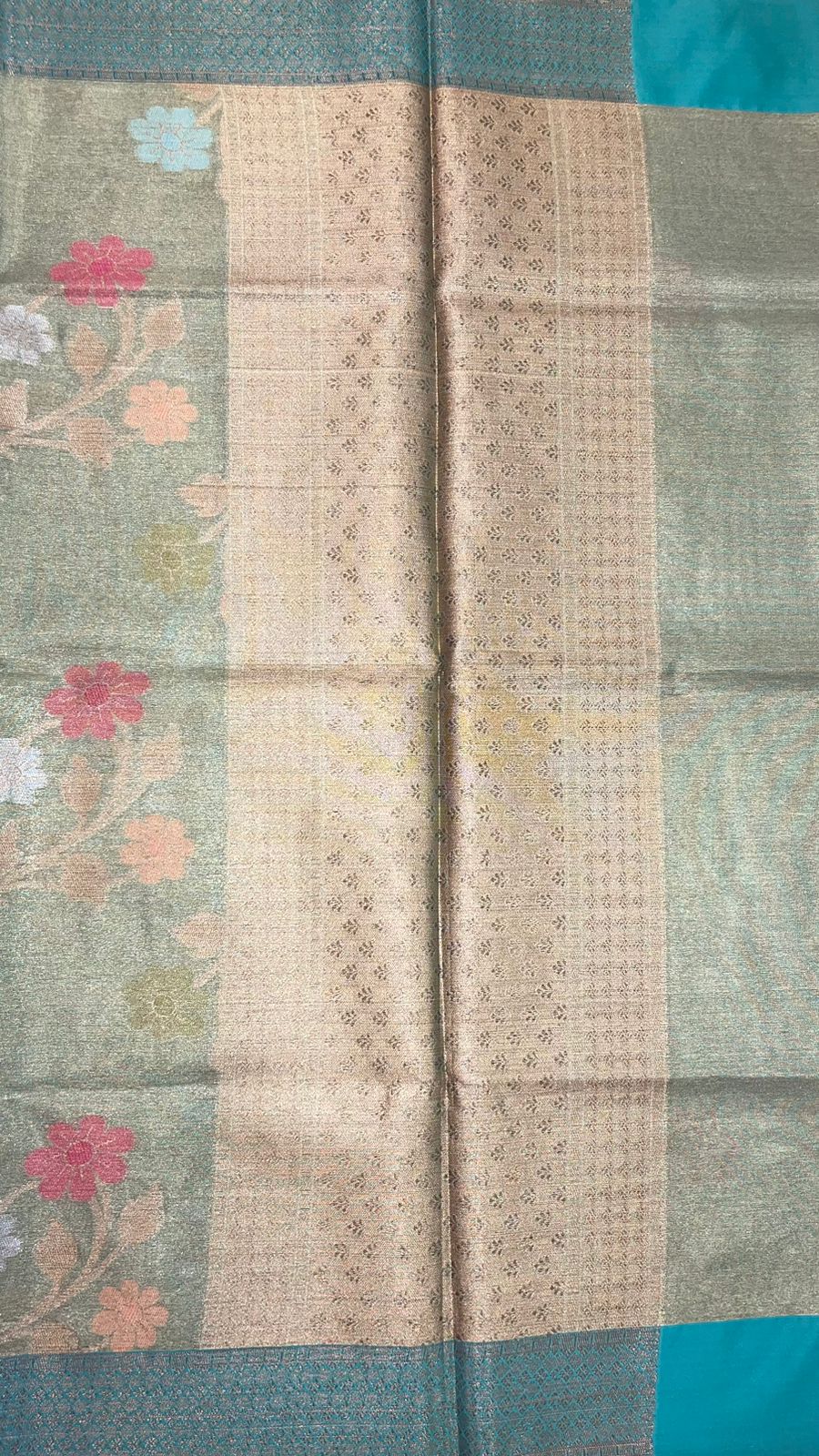 Green Tissue Banarasi Sarees For Women GEASF_55