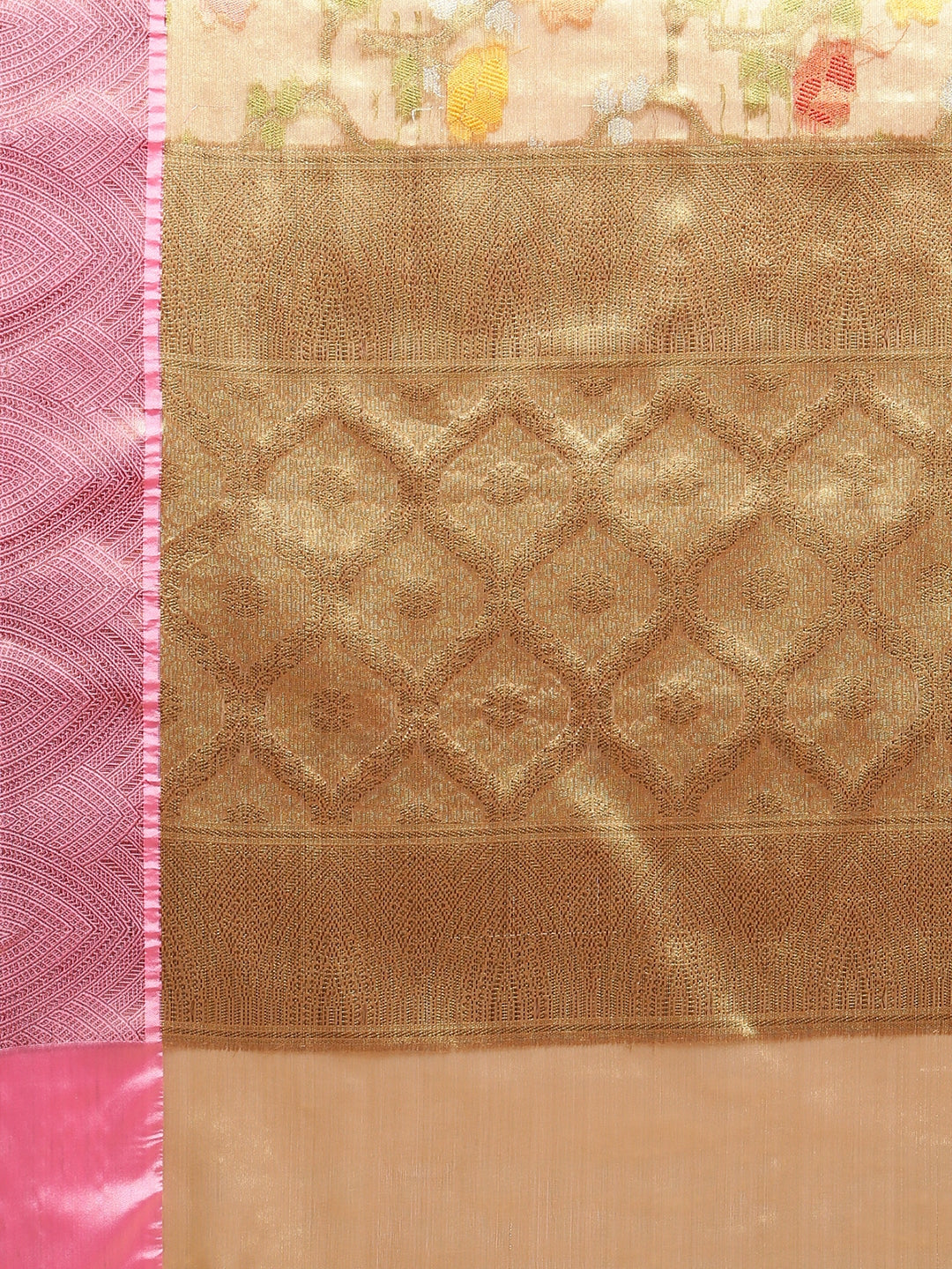 Gold Tissue Banarasi Sarees For Women GEASF_56