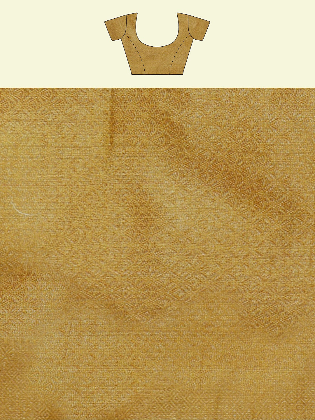 Faishana Presents Yellow Cotton Alfi Jaal Floral Booti Yellow Border With Yellow Blouse Banarasi Saree