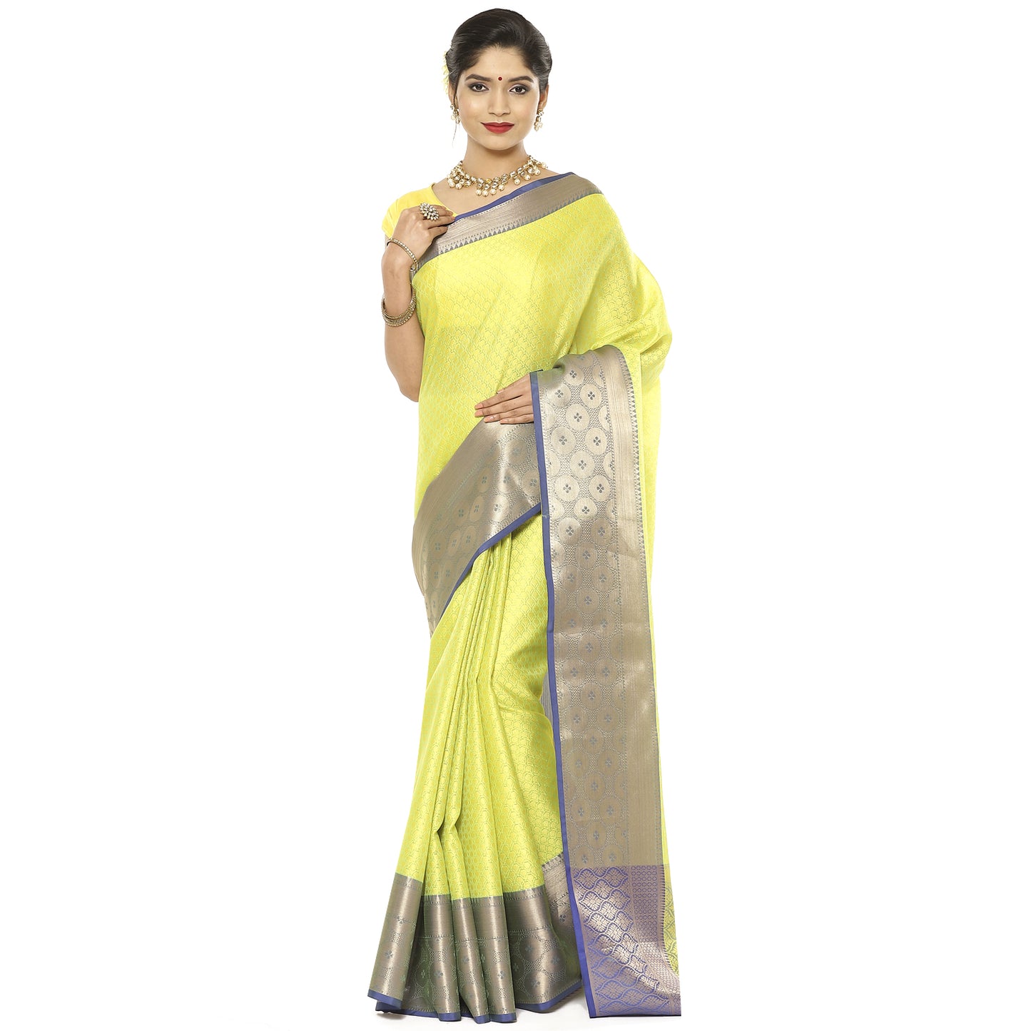 Green Tanchoi Banarasi Sarees For Women GEBC6