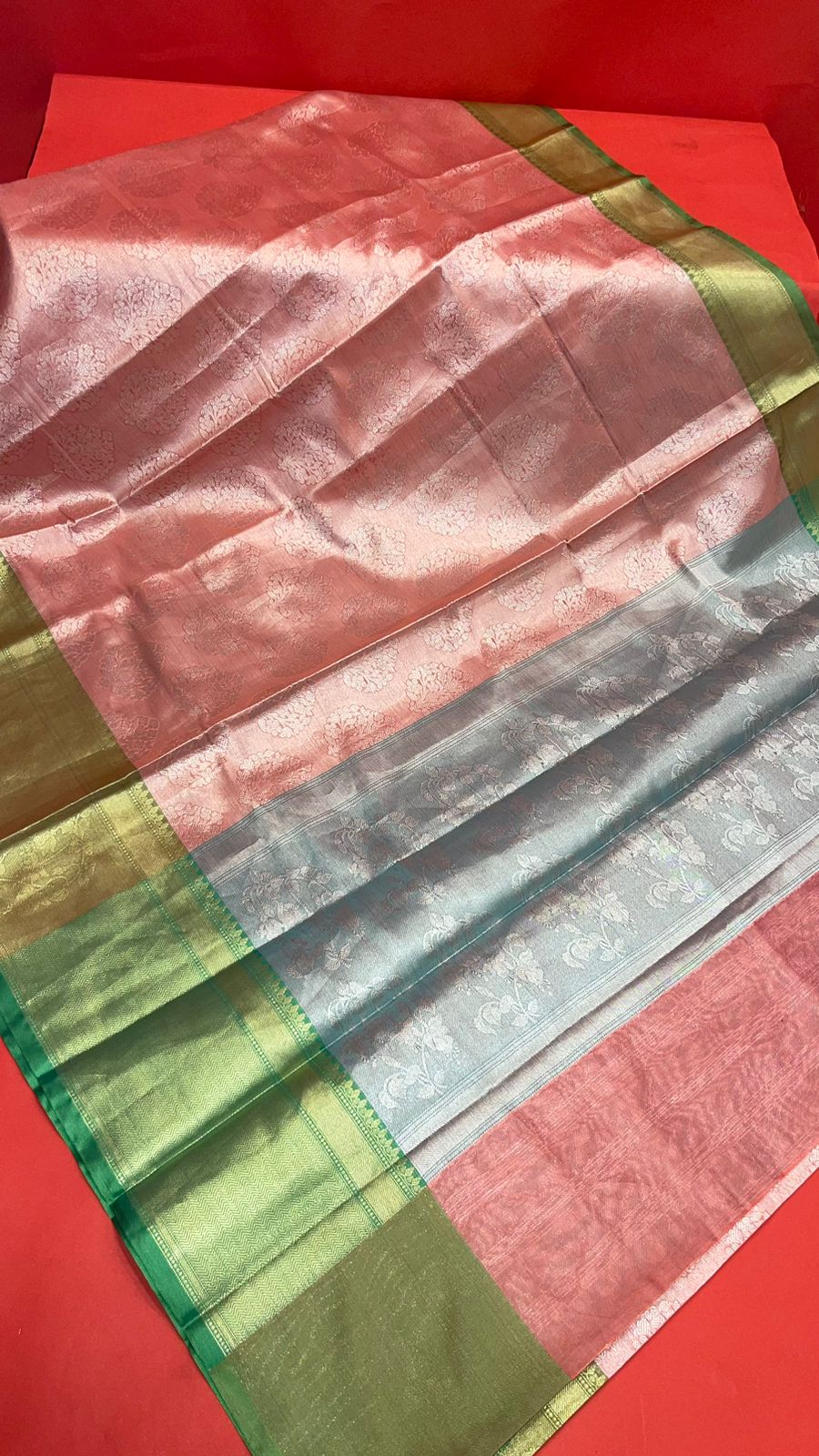 Pink Kanchi Silk Banarasi Sarees For Women GEBE20