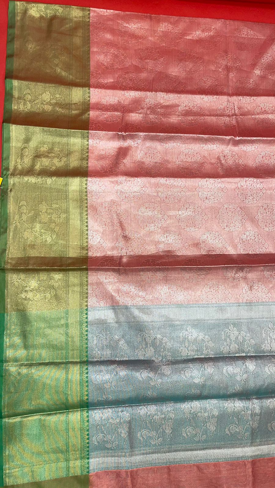 Pink Kanchi Silk Banarasi Sarees For Women GEBE20