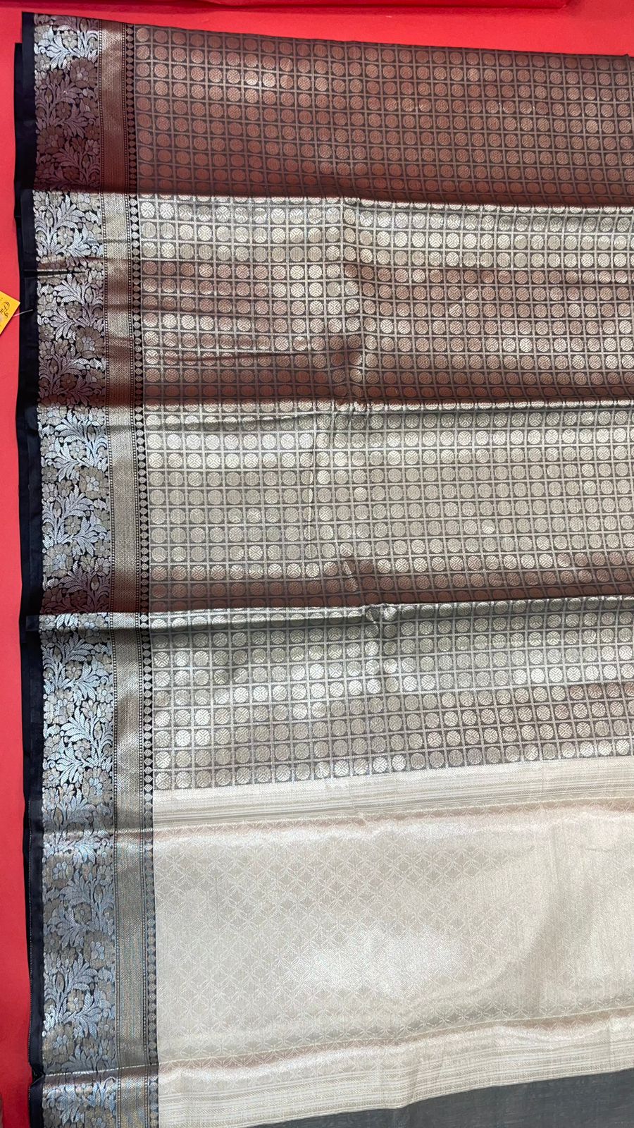 Black Kanchi Silk Banarasi Sarees For Women GEBE5