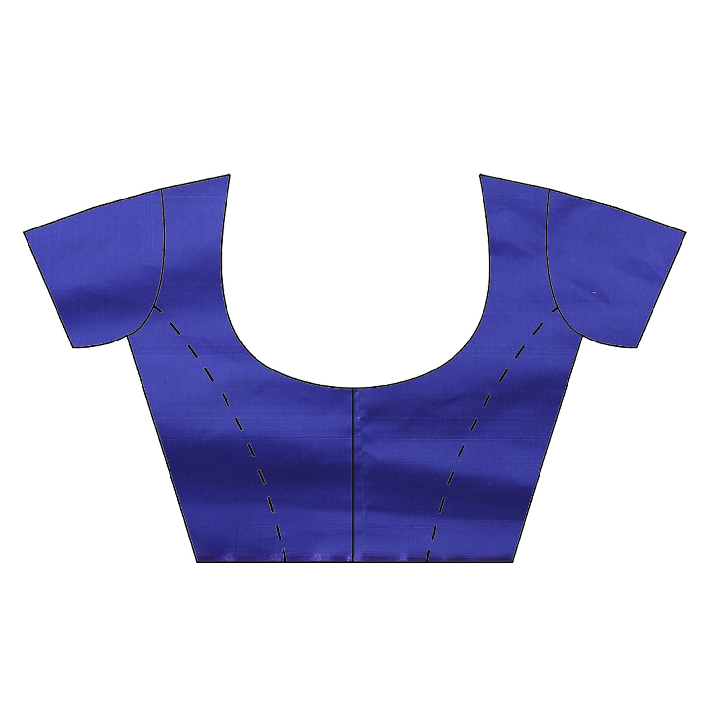 Faishana Presents Blue Satin Silk Diagonal Zari Mughal Motif with Skirt Blue Border Banarasi Saree