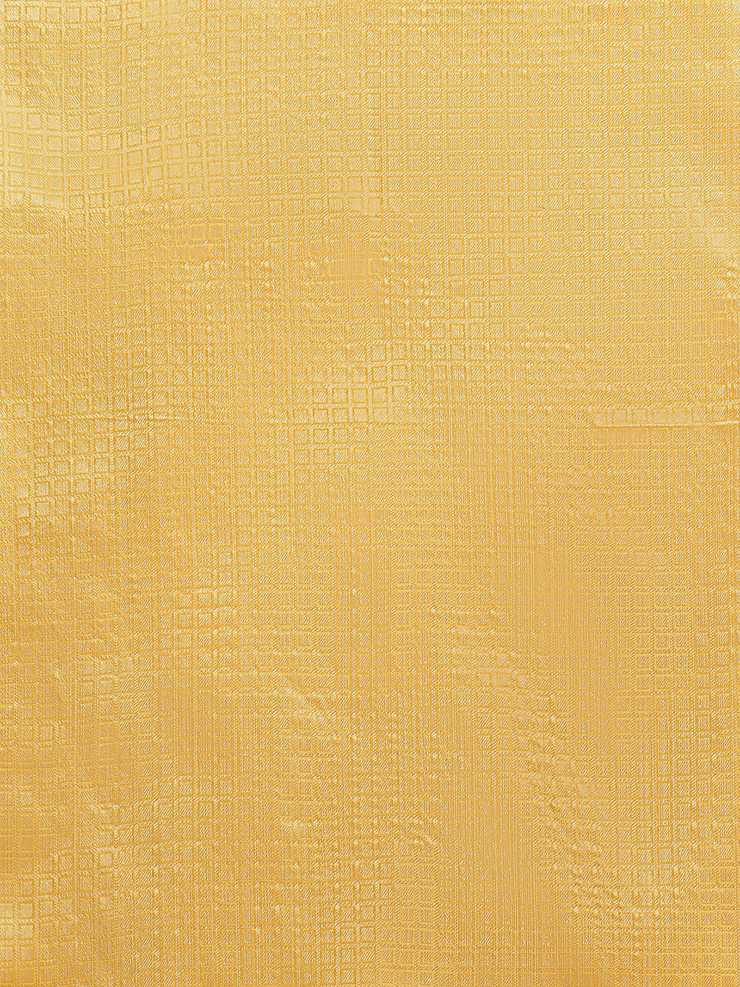Faishana Presents Handwoven Gold Bright Silk Boota Zari Border With Gold Blouse Banarasi Saree