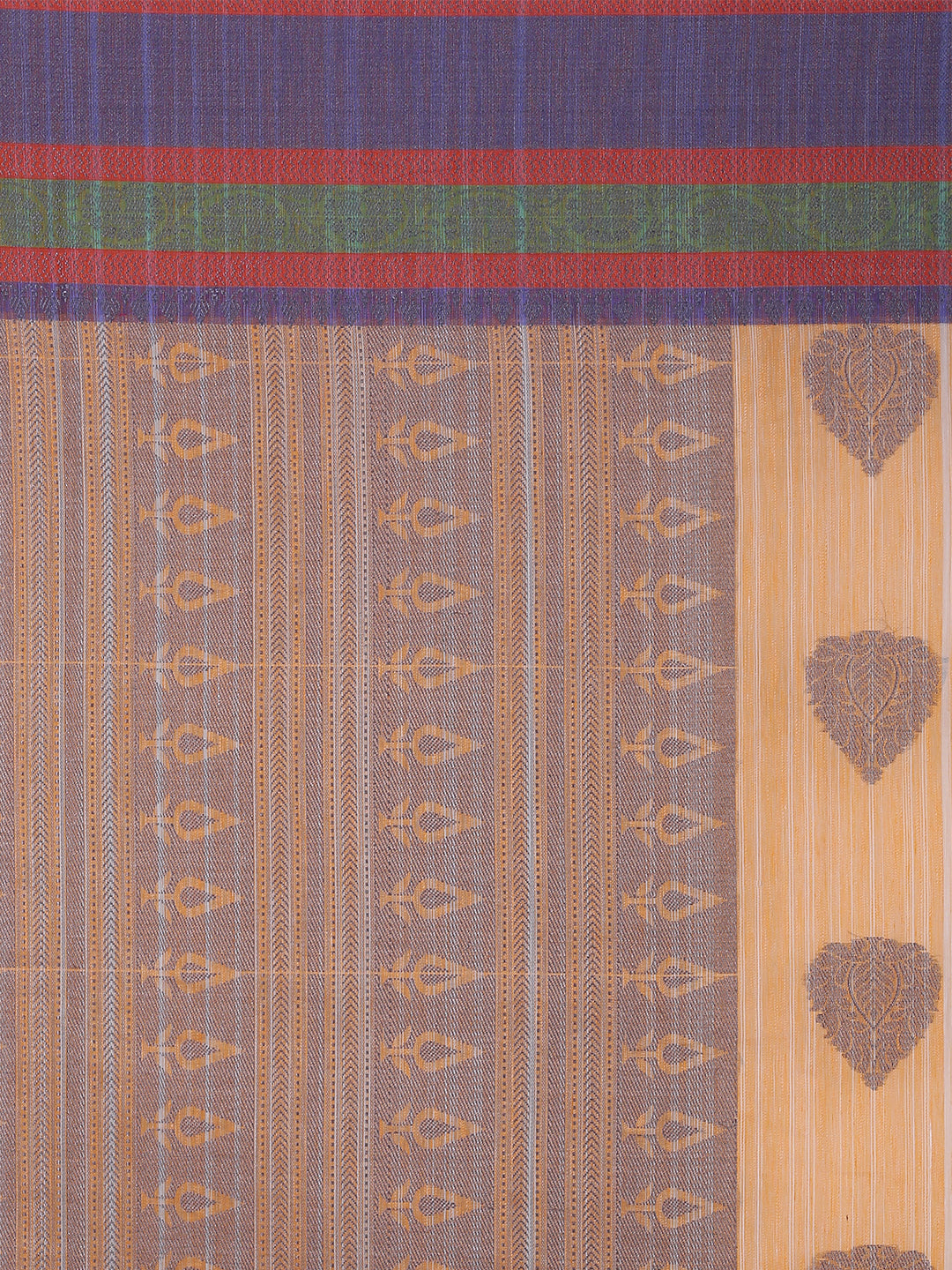 Faishana Presents Women's Beige Art Silk Saree With Blouse Piece