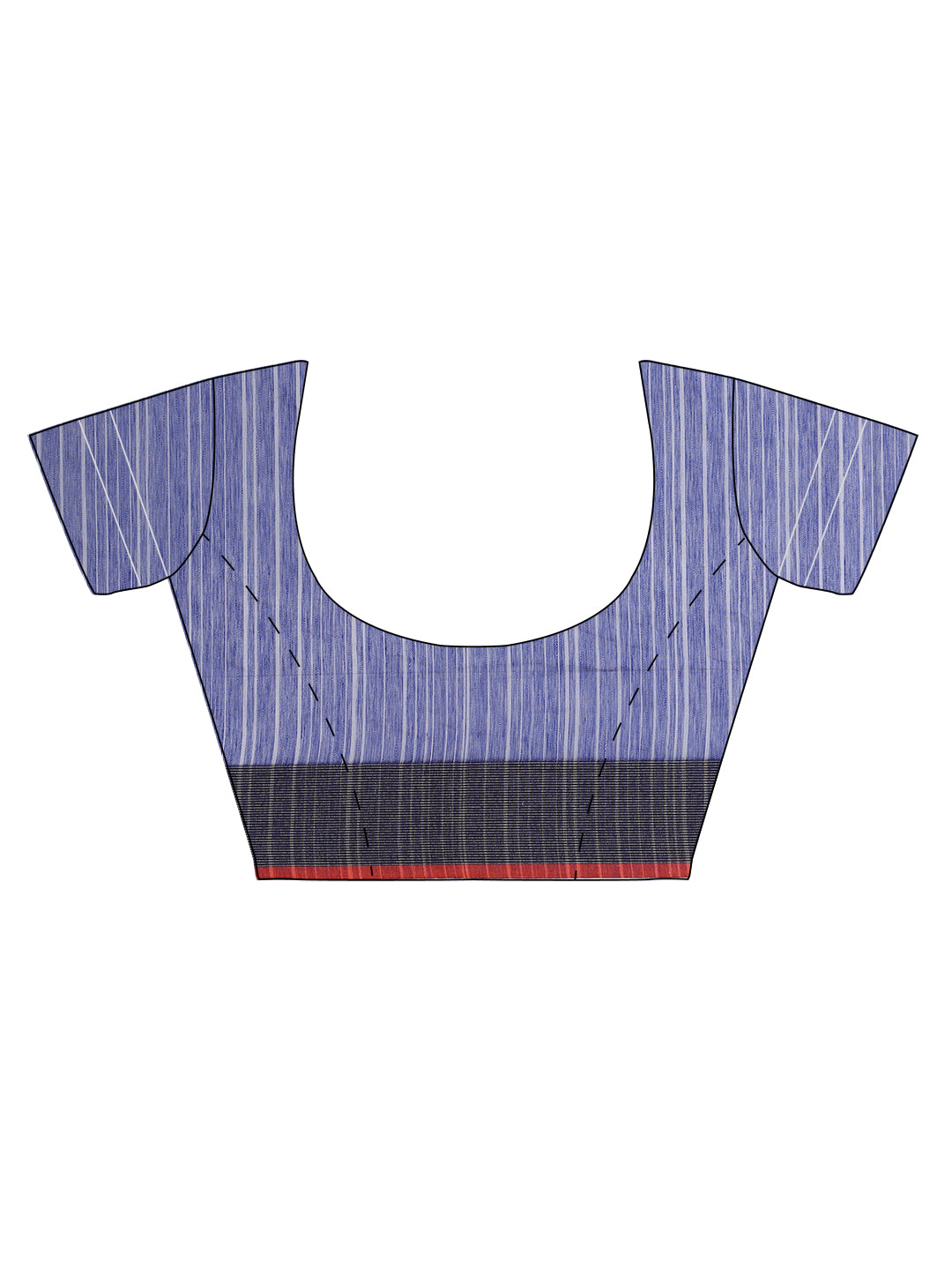 Faishana Presents Women's Blue Art Silk Saree With Blouse Piece