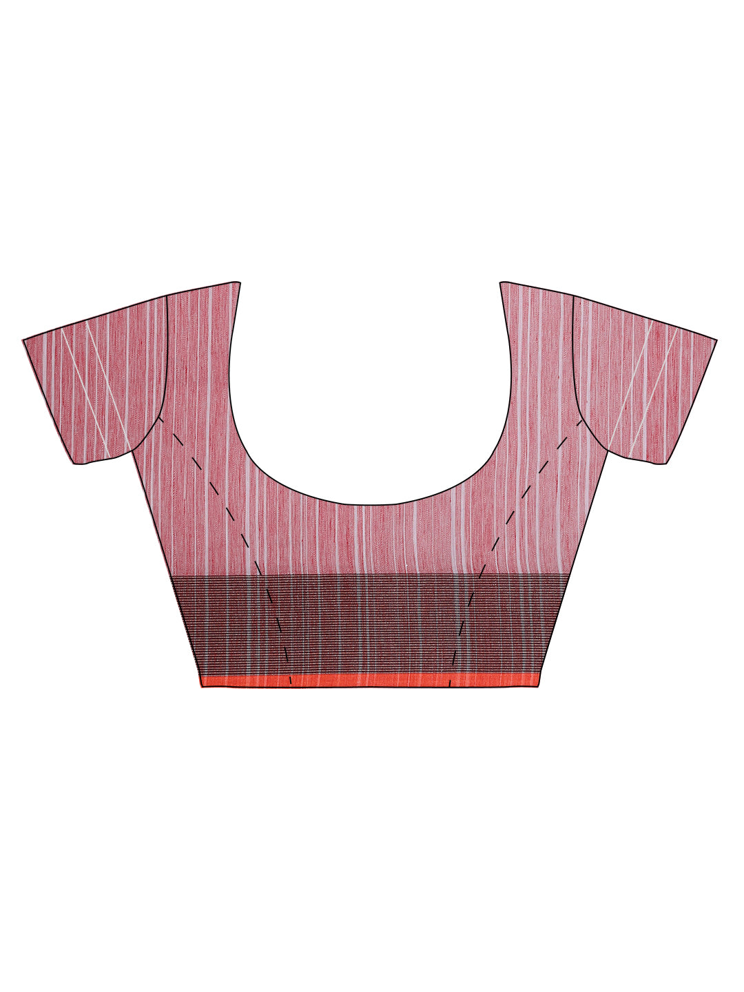 Faishana Presents Women's Brown Art Silk Saree With Blouse Piece