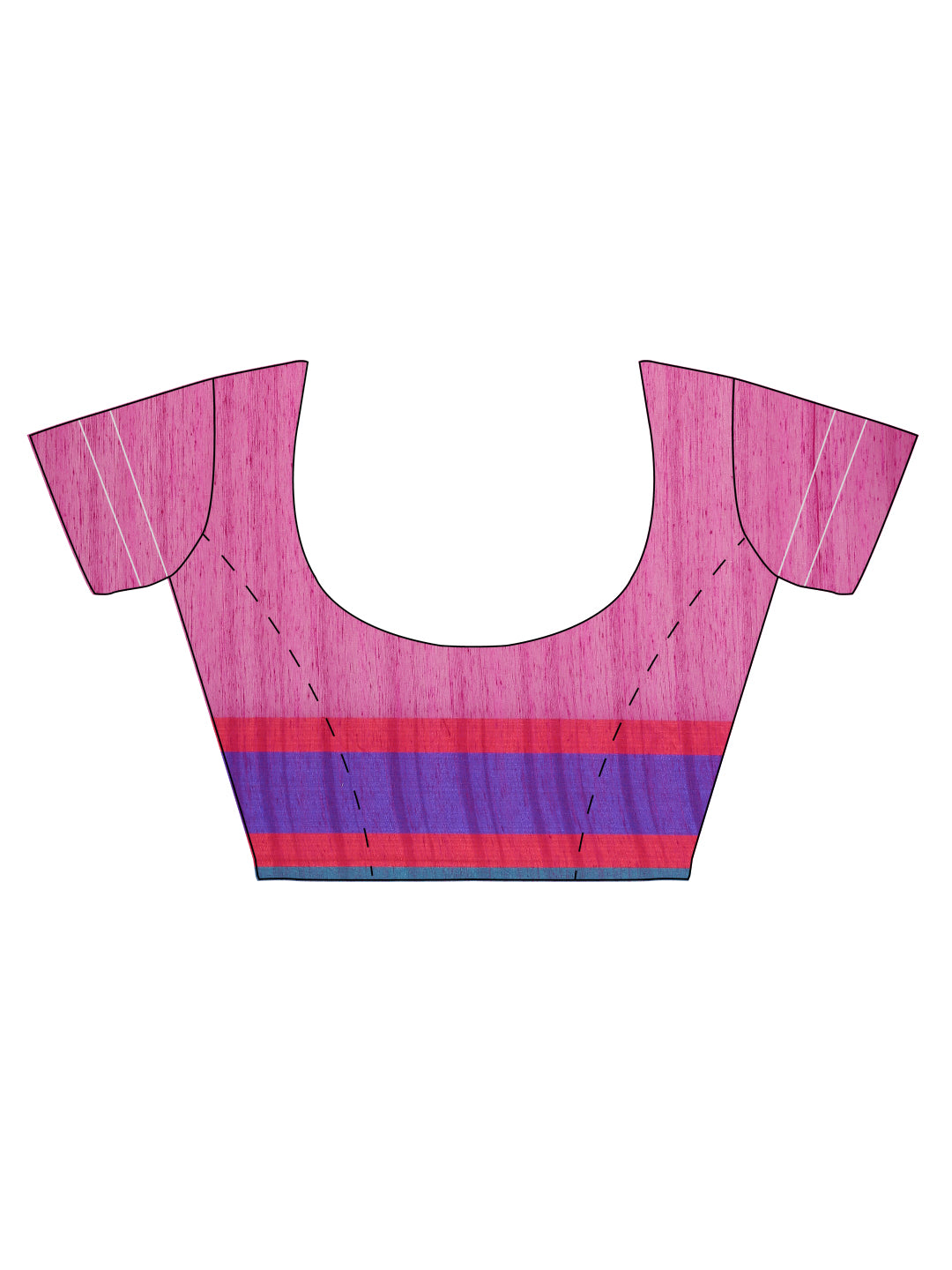 Faishana Presents Women's Purple Art Silk Saree With Blouse Piece