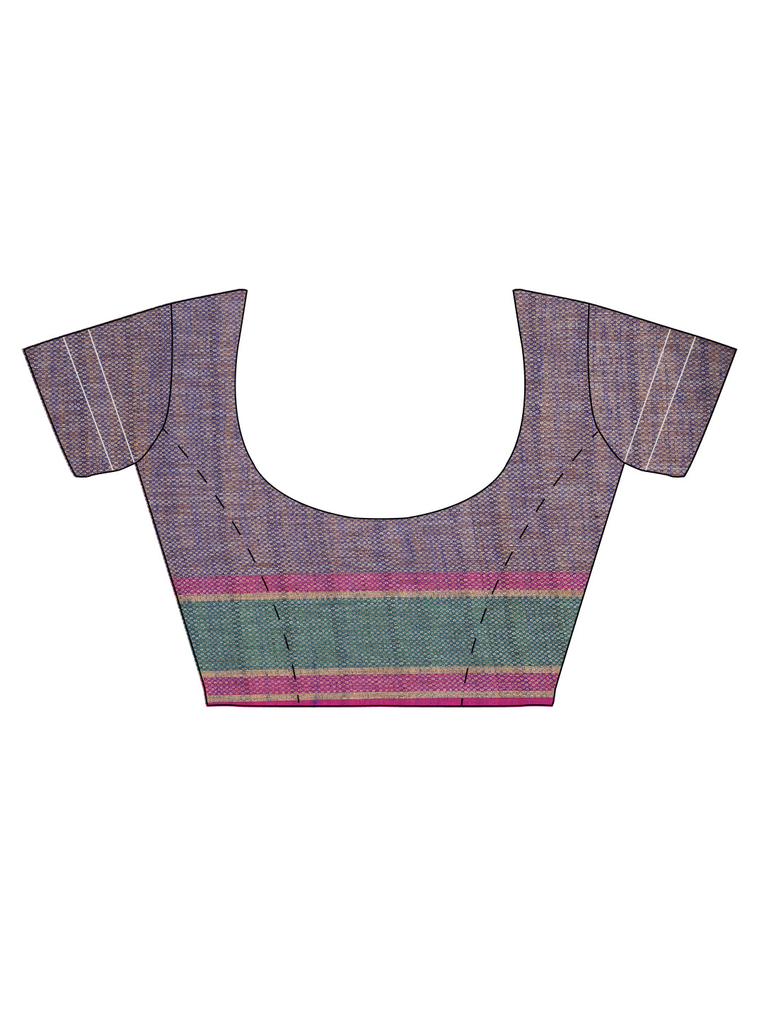 Faishana Presents Women's Blue Art Silk Saree With Blouse Piece