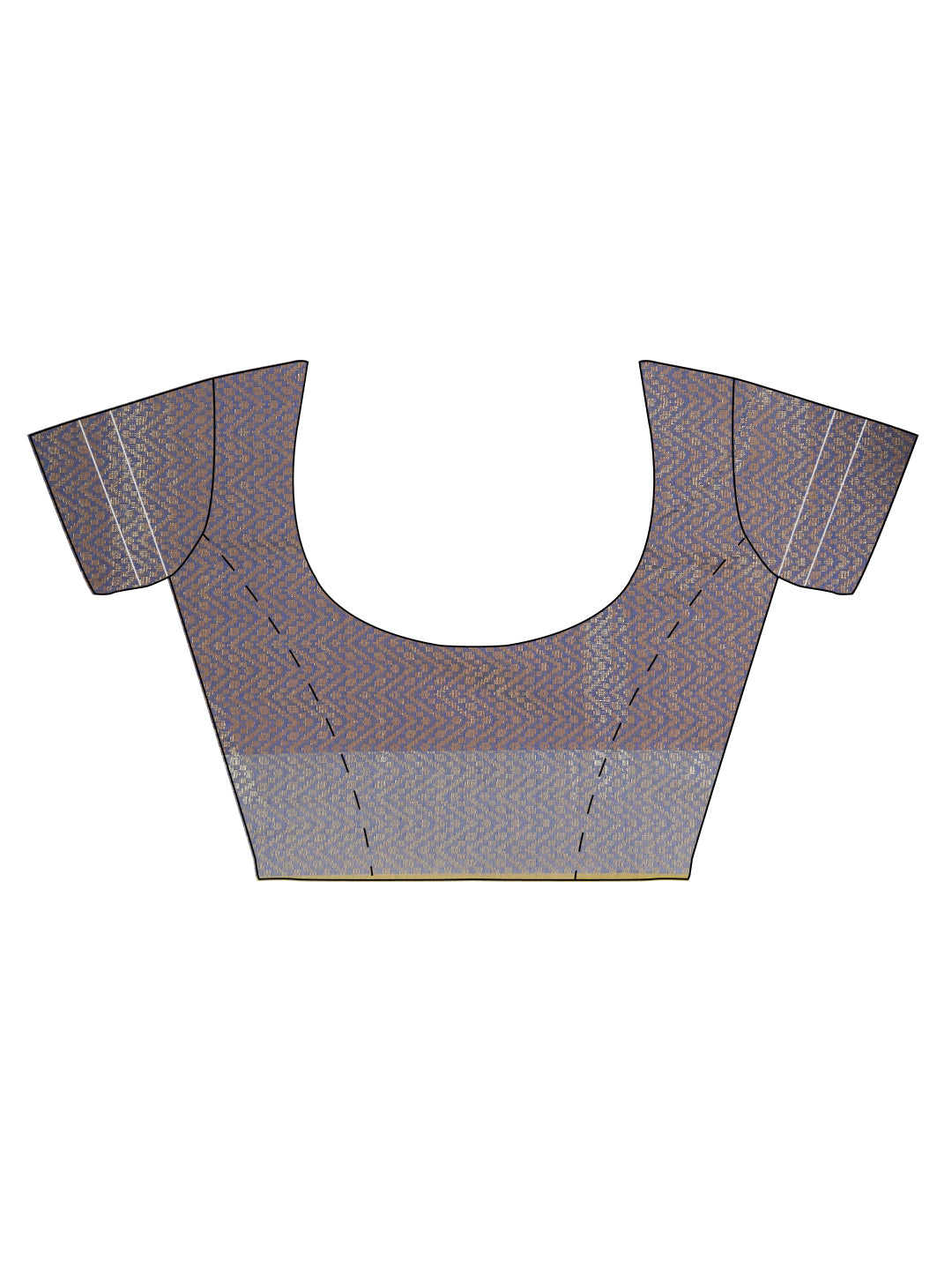 Faishana Presents Women's Grey Art Silk Saree With Blouse Piece