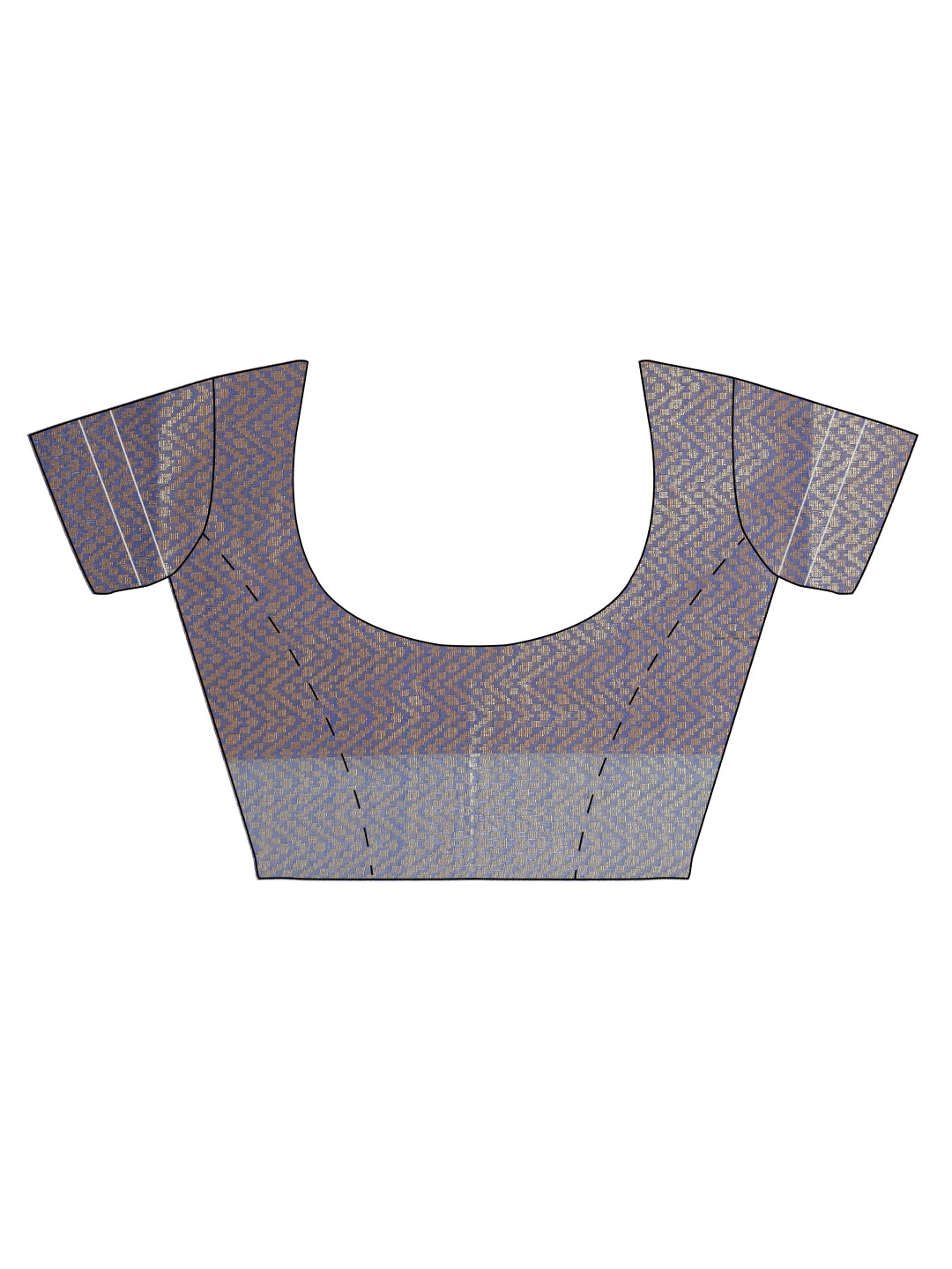 Faishana Presents Women's Grey Art Silk Saree With Blouse Piece