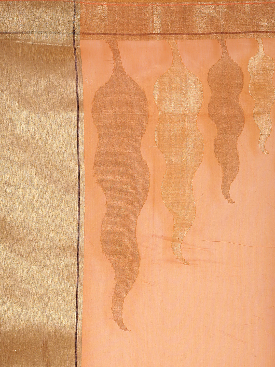 Faishana Presents Women's Brown Art Silk Saree With Blouse Piece