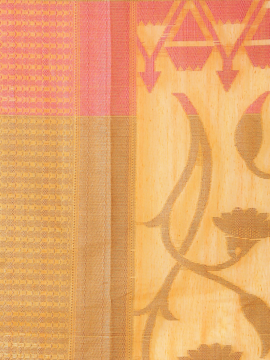 Faishana Presents Women's Yellow Art Silk Saree With Blouse Piece