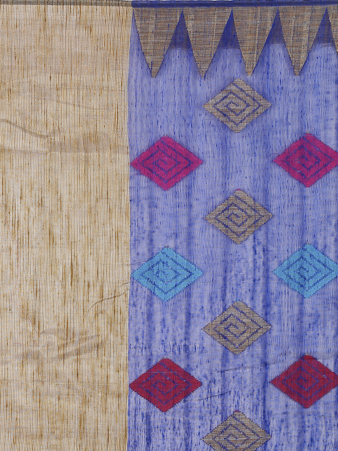 Faishana Presents Women's Blue Art Silk Saree With Blouse Piece