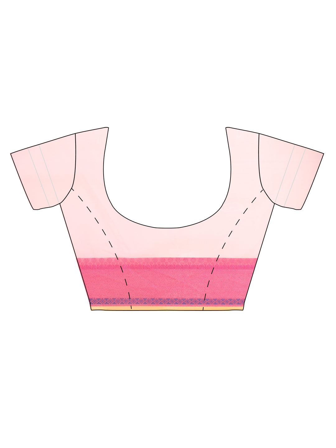 Faishana Presents Women's Pink Art Silk Saree With Blouse Piece