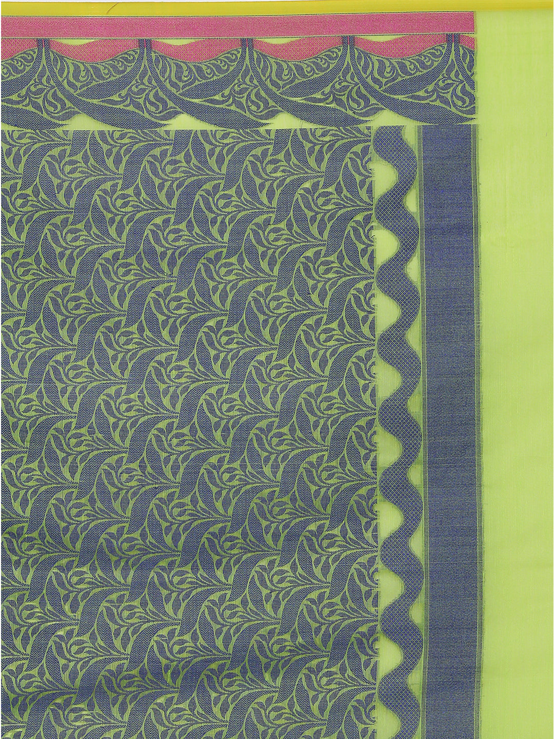 Faishana Presents Women's Green Art Silk Saree With Blouse Piece
