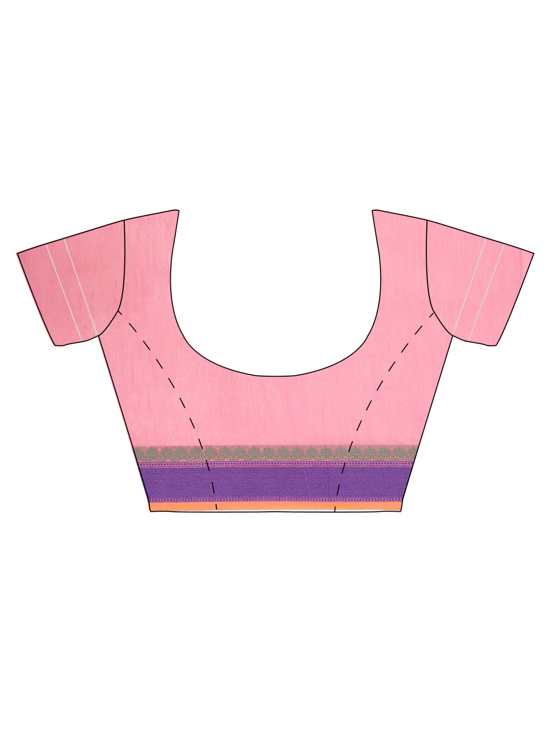 Faishana Presents Women's Pink Art Silk Saree With Blouse Piece