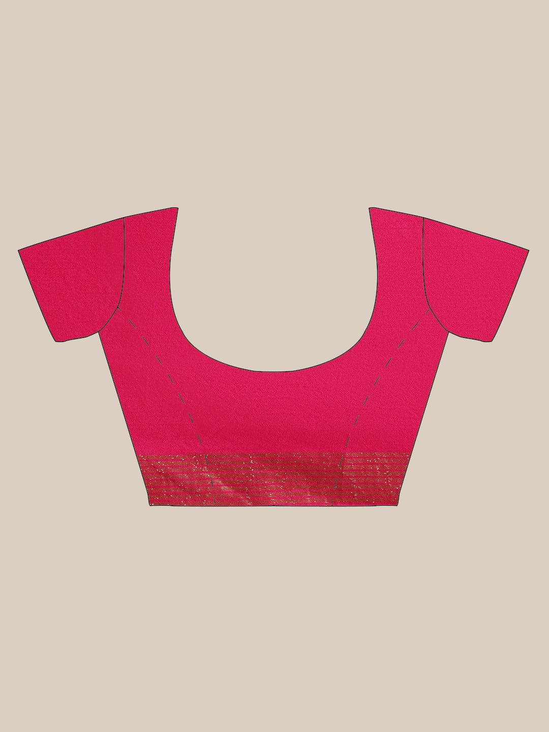 Faishana Presents Handwoven Orange Dupion Silk Jaal Skirt Border With Pink Blouse Banarasi Saree