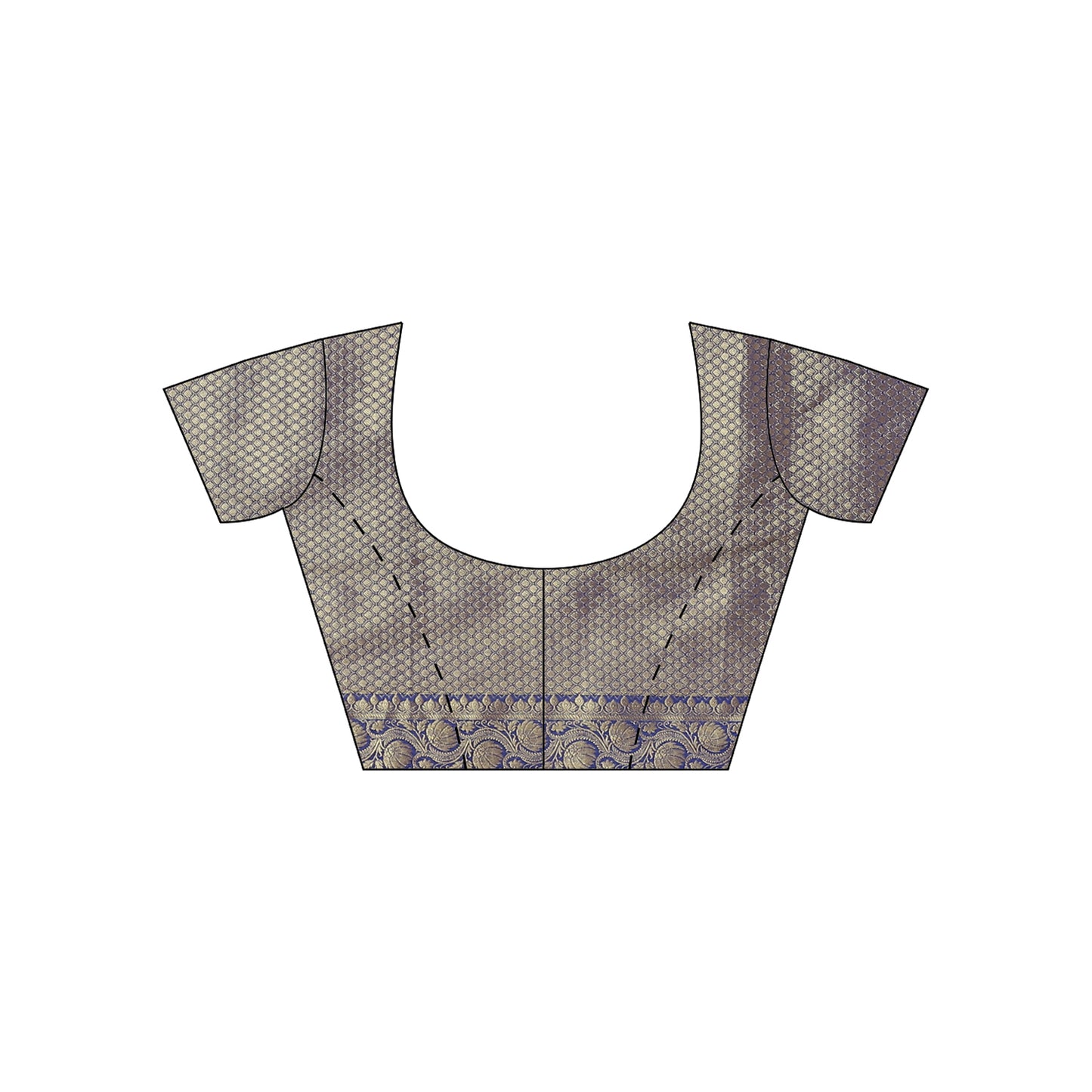 Blue Katan Silk Banarasi Sarees For Women GEASF202