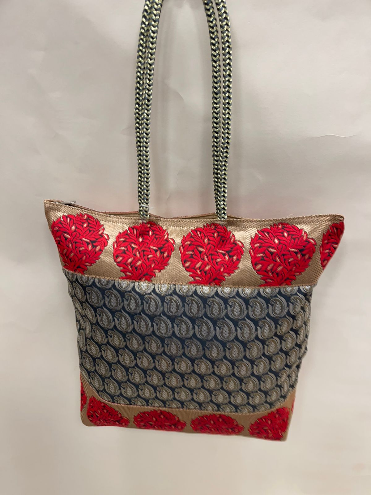 Black Banarasi Hand Bag HBG_4