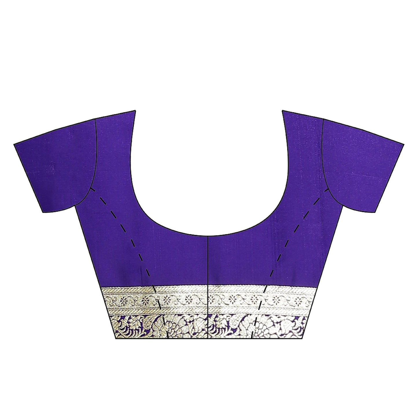 Faishana Presents Red Booti Mughal Motif Banarasi Satin Silk With Skirt Kadiyal Paithani Blue Borde