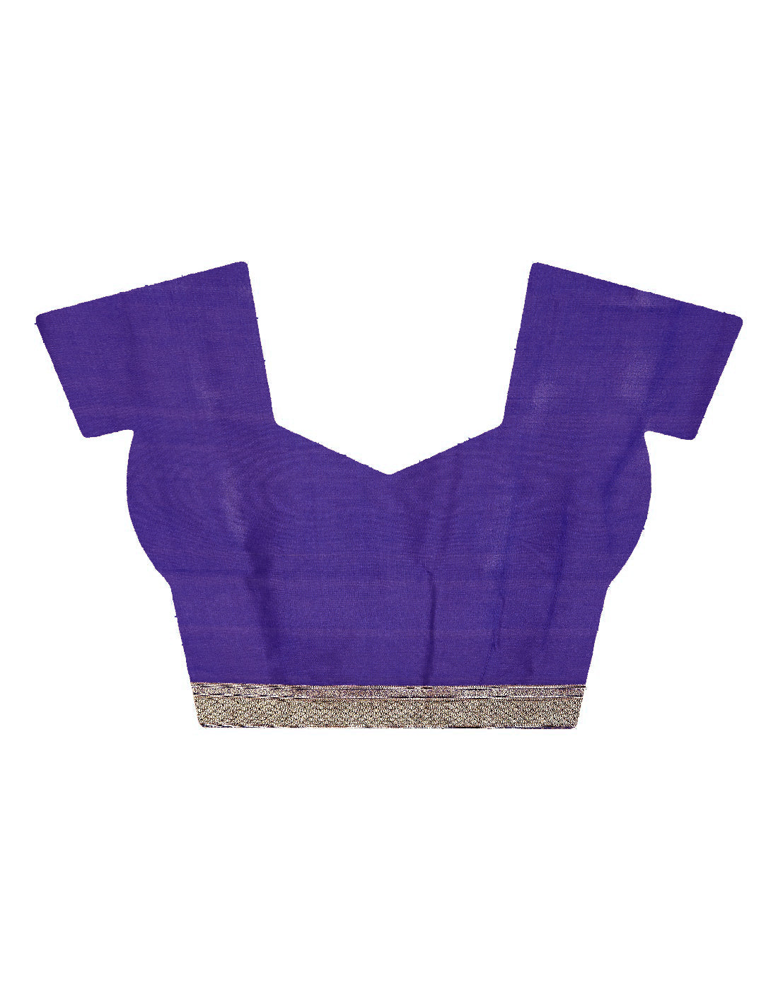 Faishana Presents Purple Satin Silk Floral Minakari Zari Stripe Saree with Paisley Minakari Pallu and Purple Blouse Piece