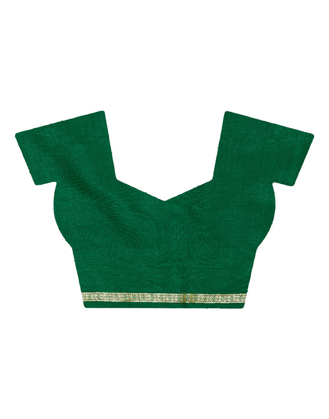 Faishana Presents Maroon Satin Silk Zari Booti Banarasi Saree with Contrast Green Paisley Pallu and Green Blouse Piece