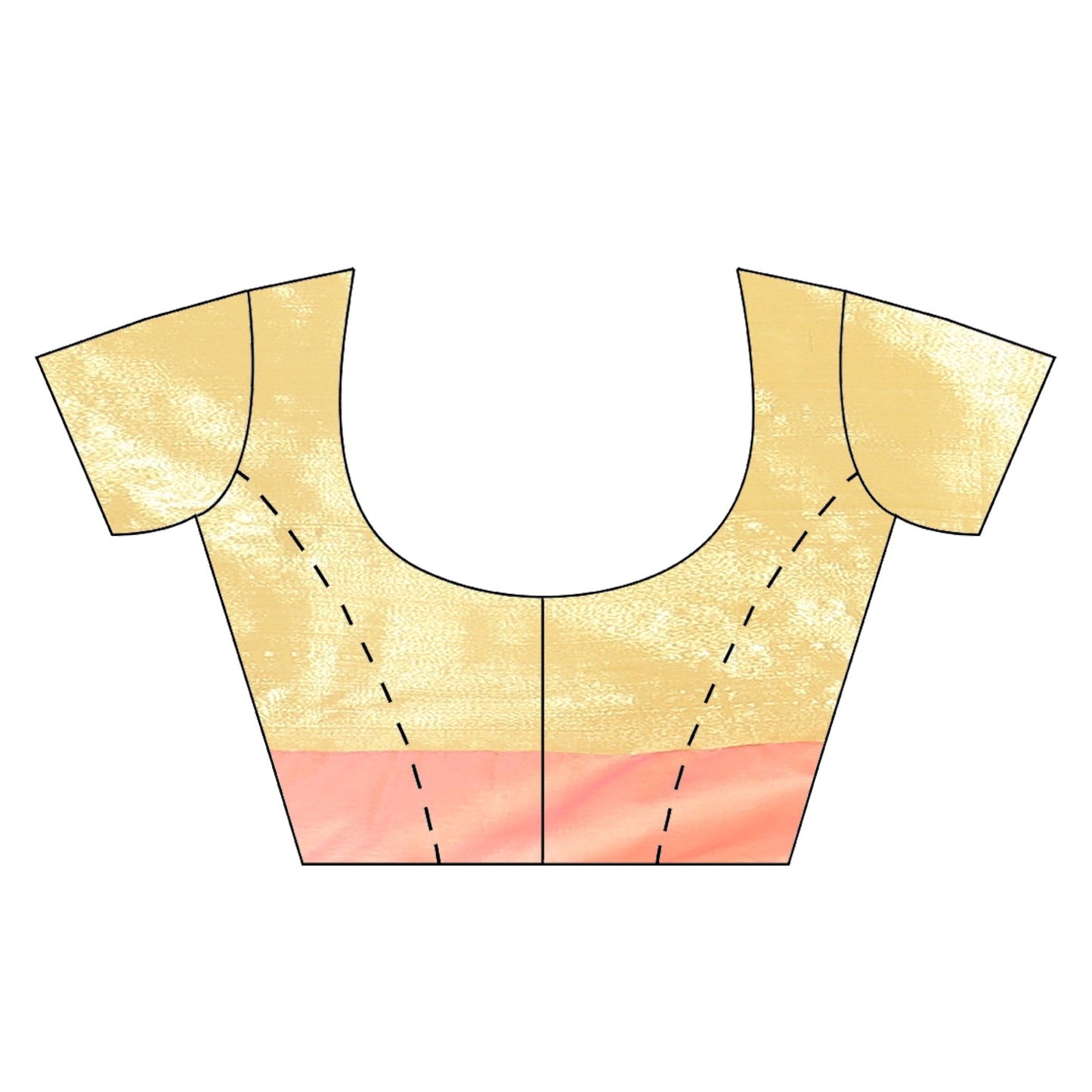 Faishana Gold Kanchi Silk Jamdani Tissue Paithani Border Banarasi Saree with Gold Blouse Piece