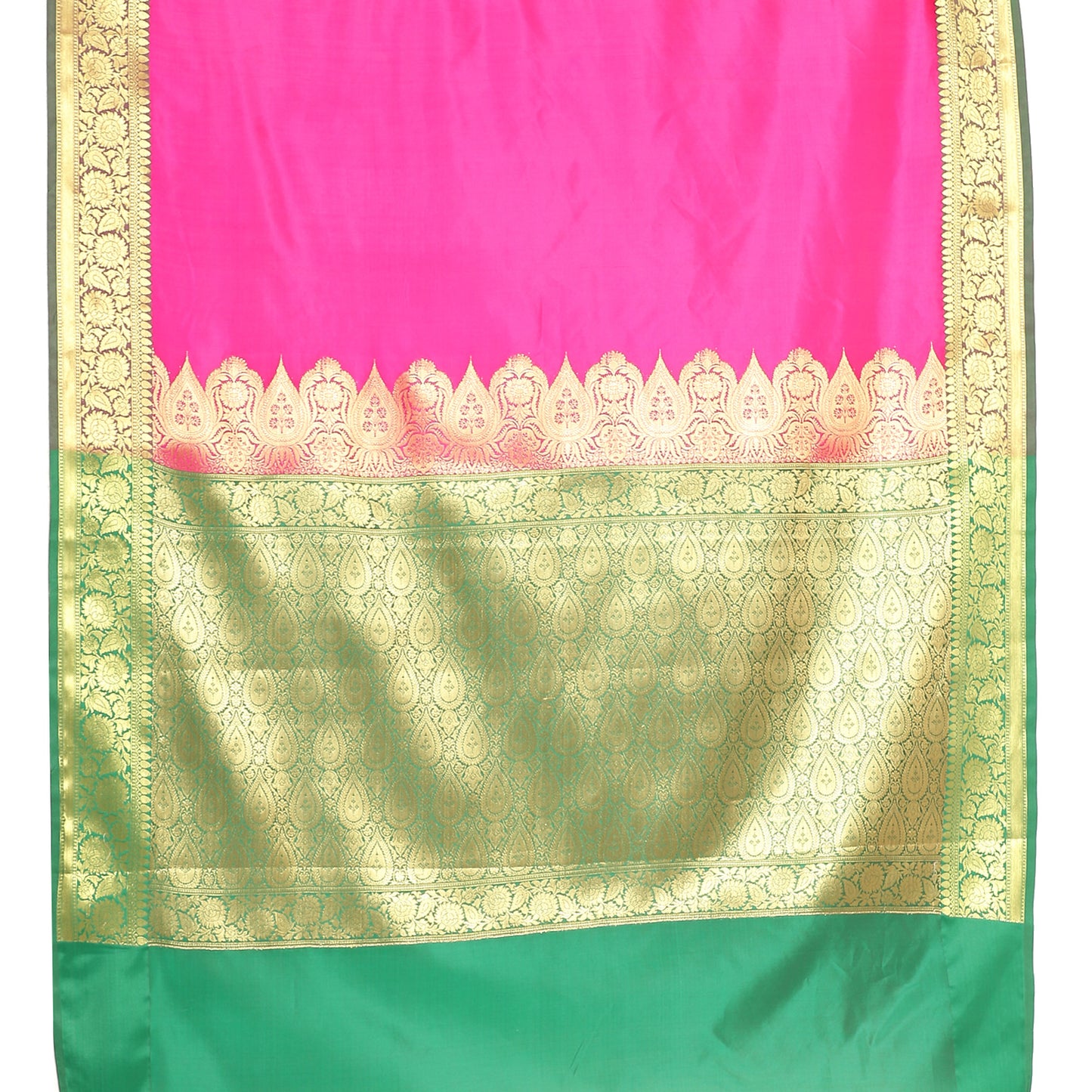 Pink Valkalam Katan Silk Banarasi Sarees For Women GEKH27