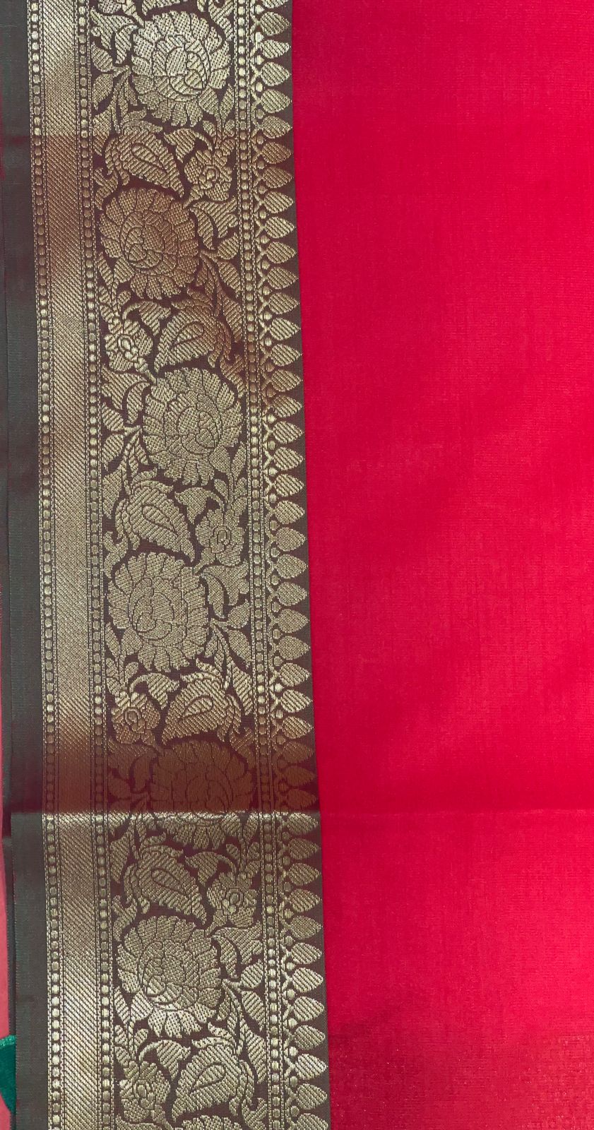 Red Valkalam Katan Silk Banarasi Sarees For Women GEKH28