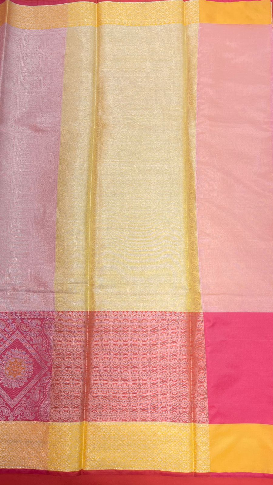 Pink Kanjeevaram Banarasi Sarees For Women GEMA12
