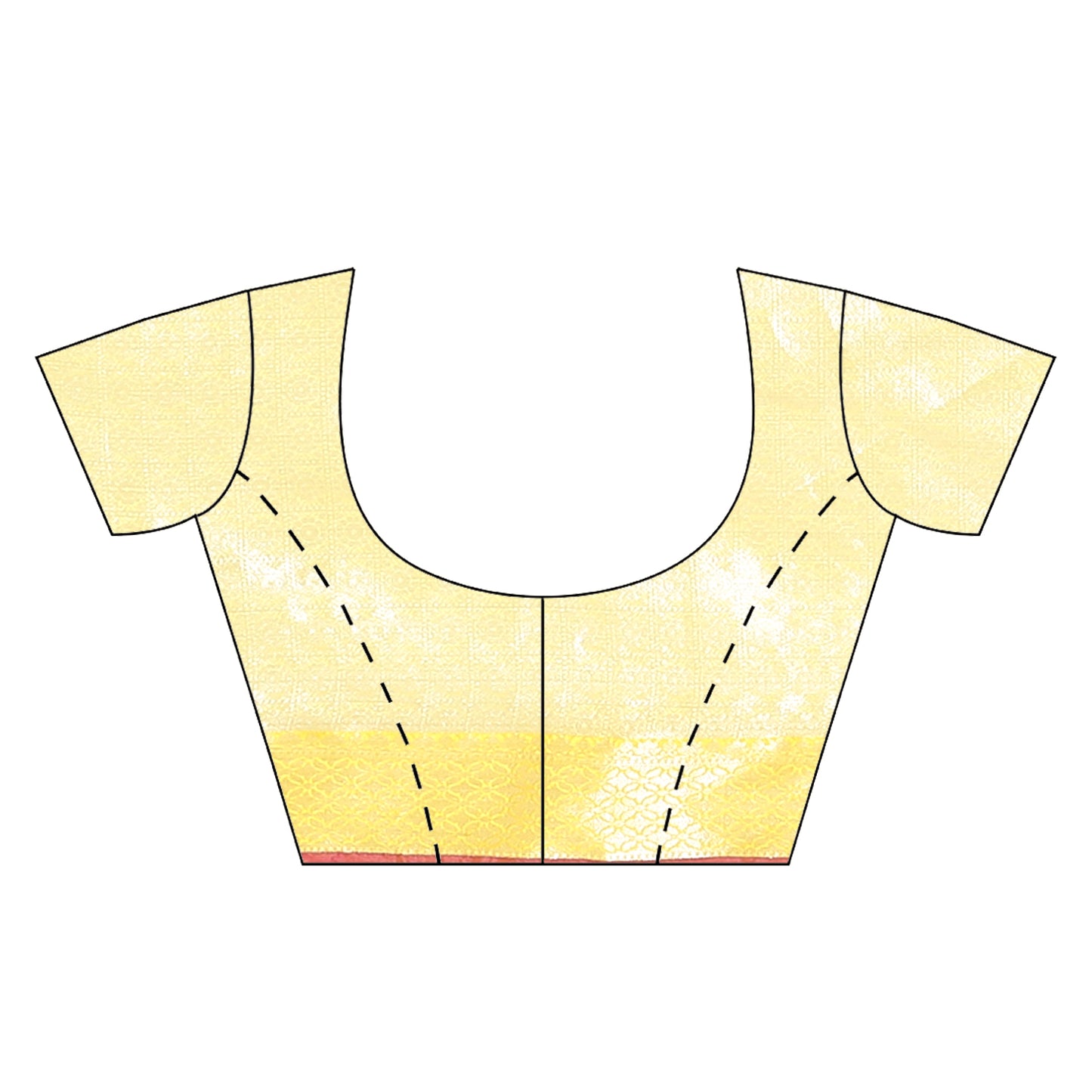 Faishana Presents Pink Silver Zari Kanchi Silk Tanchoi Brocade Contrast Pink & Yellow Skirt Meena Border Banarasi Saree