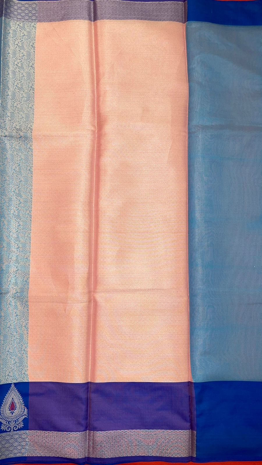 Blue Kanjeevaram Banarasi Sarees For Women GEMA17