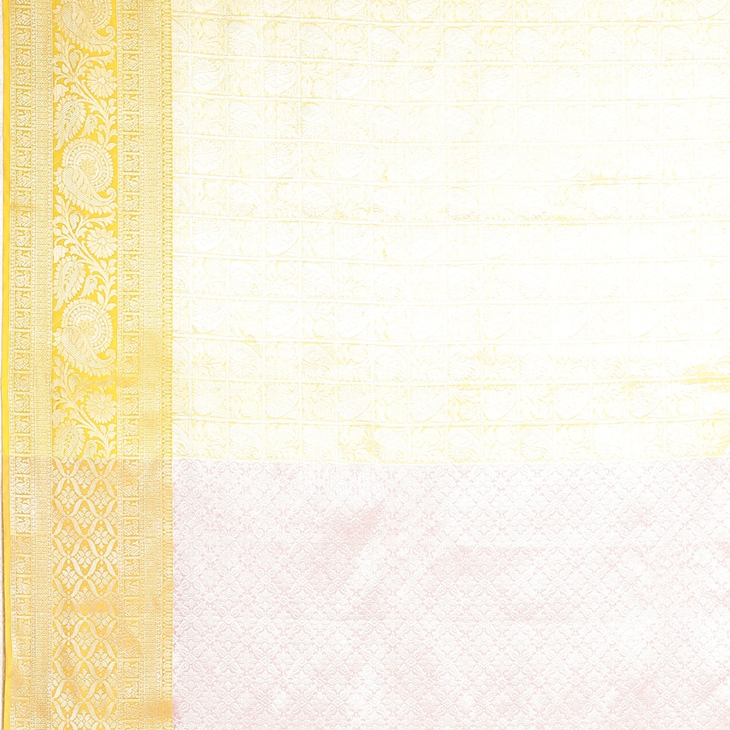 Gold Kanjeevaram Banarasi Sarees For Women GEMA30