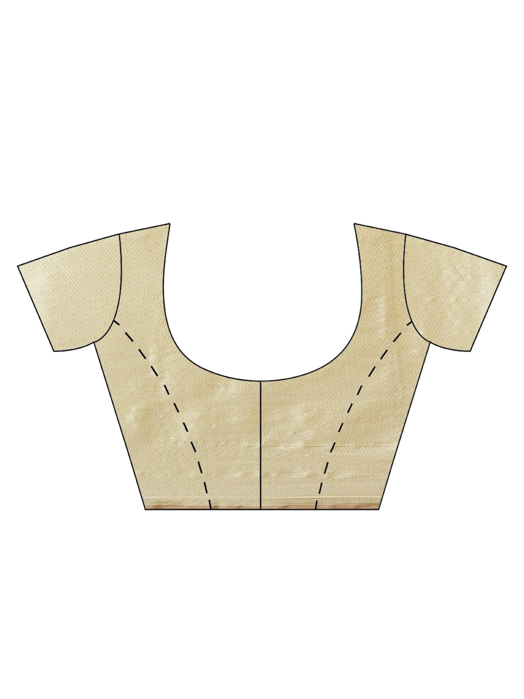 Faishana Presents Handwoven Beige Masrise Cotton Tilfi Boota Zari Border With Cheeku Color Blouse Banarasi Saree