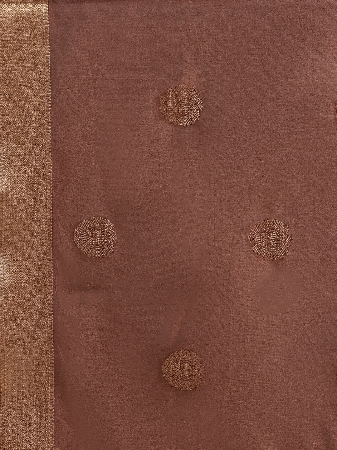 Faishana Presents Handwoven Blue Masrise Cotton Alfi Skirt Border With Brown Blouse Banarasi Saree