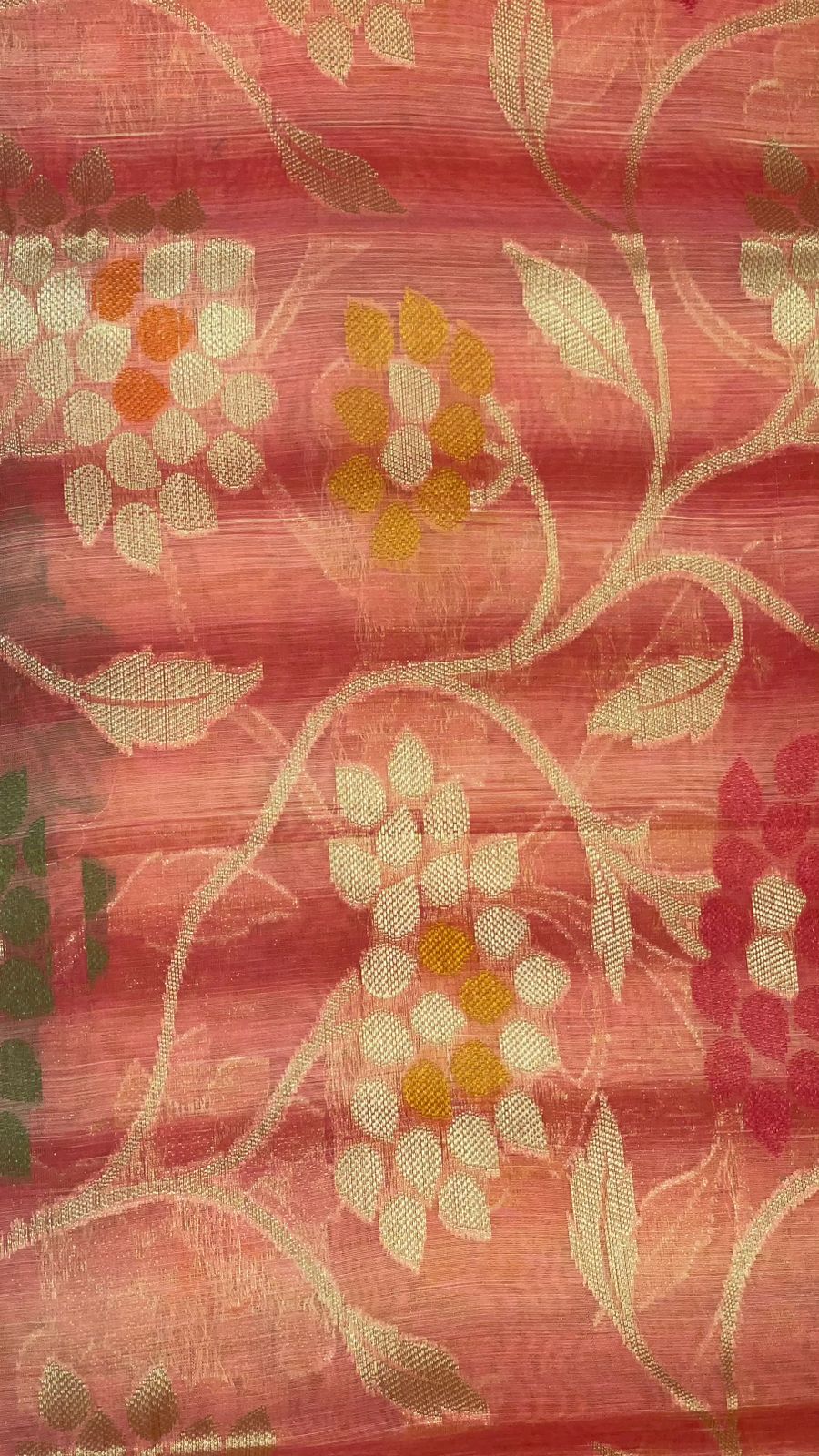 Pink Matka Silk Banarasi Sarees For Women GEMTKSLK_141