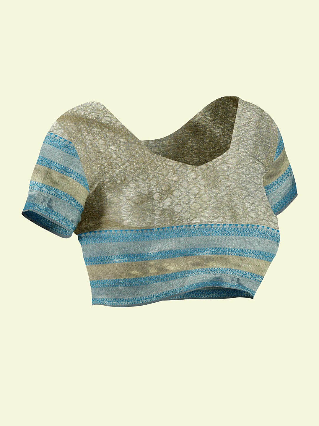 Grey Matka Silk Banarasi Sarees For Women GEMTKSLK_195