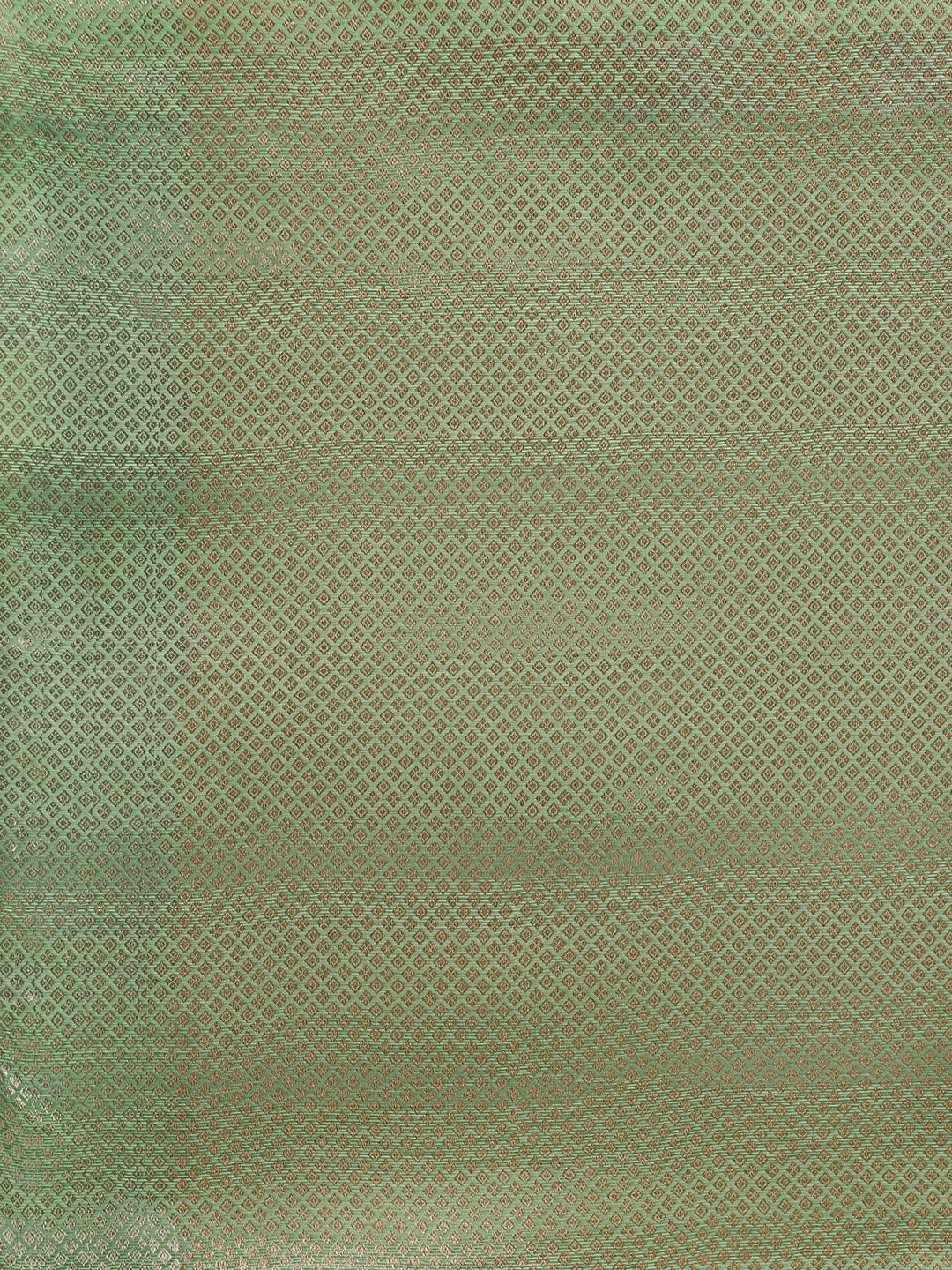 Faishana Presents Handwoven Green Matka Silk Boota Skirt Border With Green Blouse Banarasi Saree