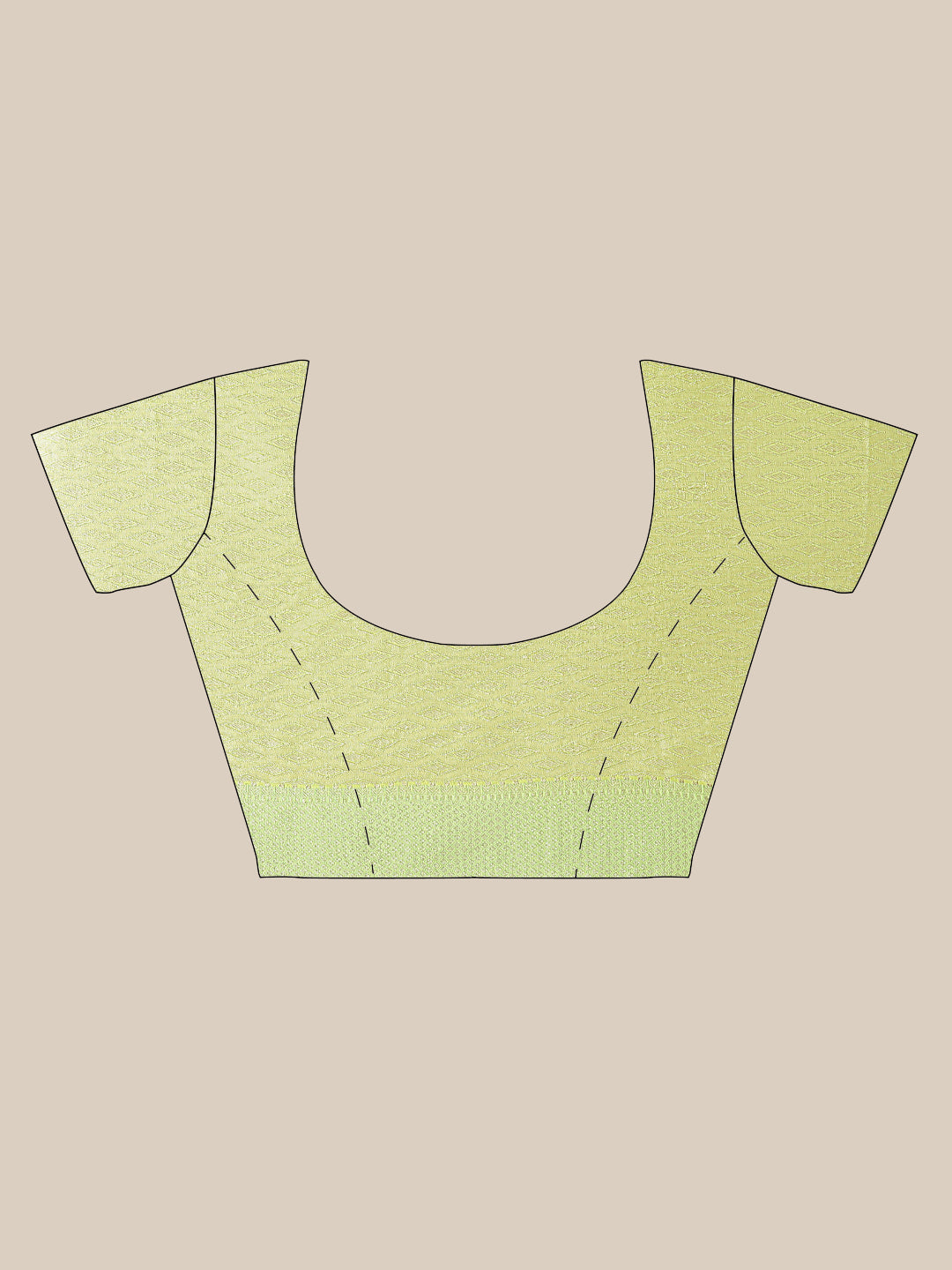 Faishana Presents Handwoven Grey Matka Silk Boota Zari Border With Parrot Green Blouse Banarasi Saree