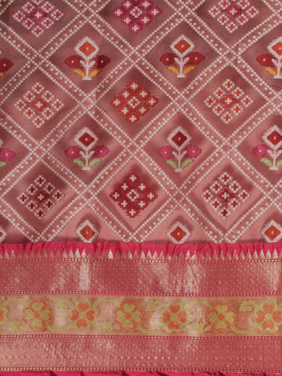 Maroon Art Silk Banarasi Sarees For Women GEASF_23
